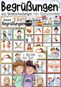 Begrüßungs- und Verabschiedungsschilder fürs Klassenzimmer von Doodleteacher