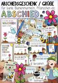 Abschiedskarten mit Wachstumsbotschaft – Beilage zu Blumenmurmeln, Saatkugeln &amp; Pflänzchen | von Doodleteacher