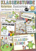 Klassenstunde Schilder – Das kleine WIR Freebie von Doodleteacher